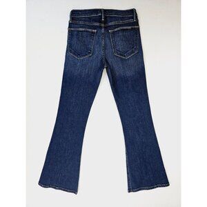 Frame Denim Dark Indigo Flared Jeans